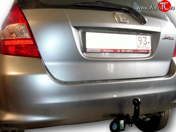 5 949 р. Фаркоп Лидер Плюс  Honda Jazz (2001-2008) (Без электропакета)  с доставкой в г. Пермь