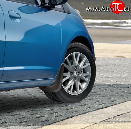 575 р. Передние брызговики NovLine 2 шт.  Honda Jazz (2008-2015)  с доставкой в г. Пермь