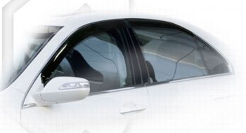 Дефлектора окон KB1 CA-Plastiс Honda Legend  4 KB1 (2004-2008) дорестайлинг (Classic полупрозрачный, Без хром.молдинга)