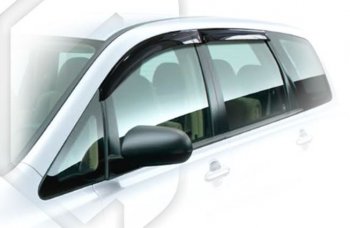 Дефлектора окон (RB1, RB2) CA-Plastiс Honda Odyssey  3 (2004-2008) (Classic полупрозрачный, Без хром.молдинга)