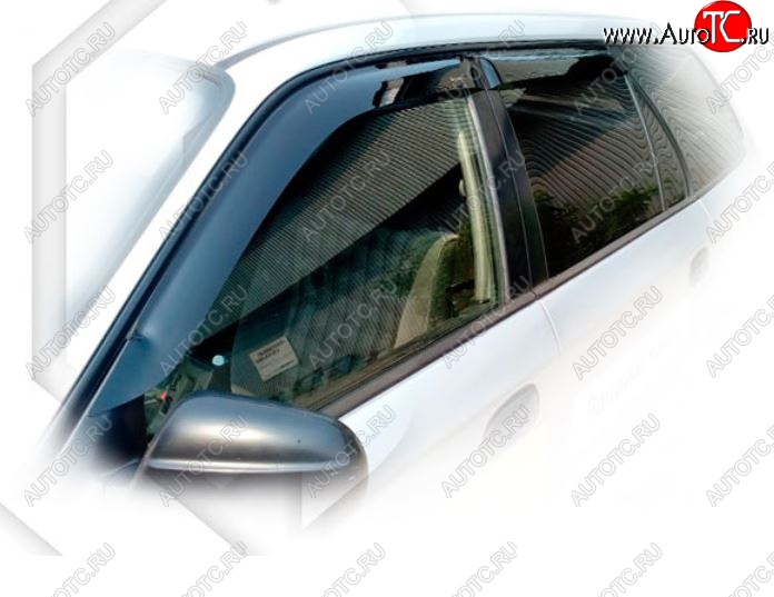 1 899 р. Дефлектора окон EL1 CA-Plastiс exclusive  Honda Orthia (1996-1998) (Classic полупрозрачный, Без хром.молдинга)  с доставкой в г. Пермь