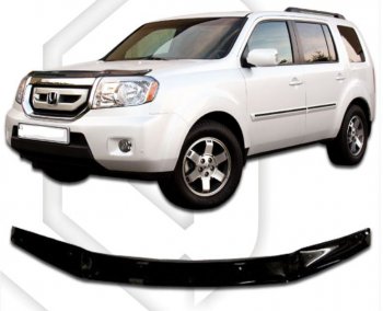 Дефлектор капота CA-Plastic Honda Pilot  YF4 (2008-2015) дорестайлинг, рестайлинг