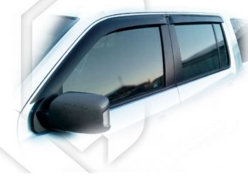 Дефлектора окон CA-Plastiс Honda Pilot  YF4 (2008-2015) дорестайлинг, рестайлинг (Classic полупрозрачный)