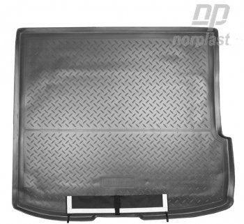Коврик багажника Norplast Unidec Honda Pilot  YF4 (2008-2015) дорестайлинг, рестайлинг (Черный с погрузочным ковриком (фартуком))