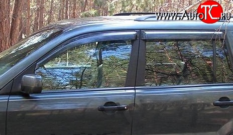 3 299 р. Дефлекторы окон (ветровики) Novline 4 шт.  Honda Pilot  YF4 (2008-2015) дорестайлинг, рестайлинг  с доставкой в г. Пермь