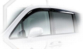 2 199 р. Дефлектора окон CA-Plastiс Honda StepWagon RG минивэн дорестайлинг (2005-2007) (серия Classic полупрозрачный, Без хром.молдинга)  с доставкой в г. Пермь. Увеличить фотографию 2