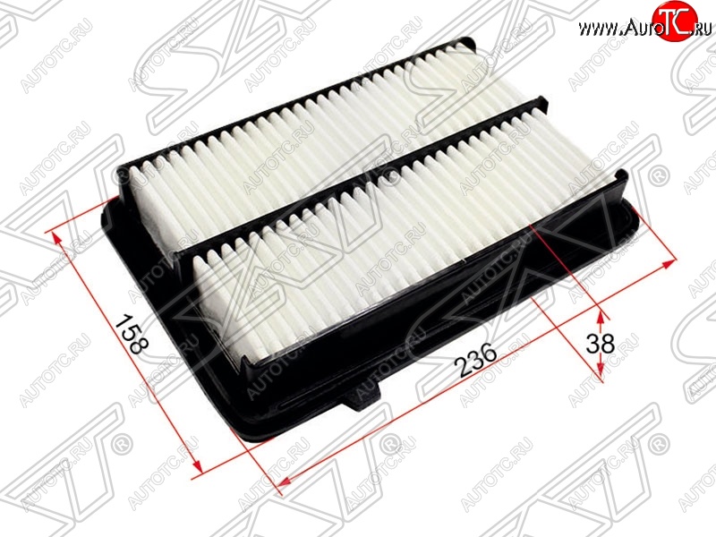 399 р. Фильтр воздушный двигателя SAT  Honda StepWagon  RK (2009-2012) минивэн дорестайлинг  с доставкой в г. Пермь