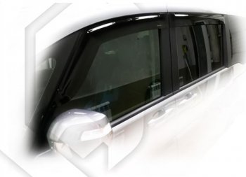 Дефлектора окон CA-Plastic Honda StepWagon  5 RP1,RP2, RP3, RP4 (2015-2017) минивэн дорестайлинг (Classic полупрозрачный)