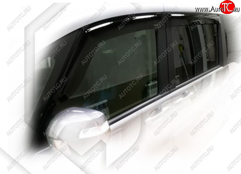 2 199 р. Дефлектора окон CA-Plastic  Honda StepWagon  5 RP1,RP2, RP3, RP4 (2015-2017) минивэн дорестайлинг (Classic полупрозрачный)  с доставкой в г. Пермь