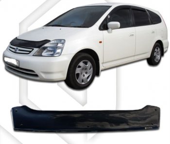 Дефлектор капота CA-Plastic Honda Stream  1 RN1,RN3 (2000-2004)  дорестайлинг