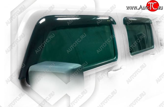 1 999 р. Дефлектора окон CA-Plastiс  HUMMER H3 (2005-2010) (Classic полупрозрачный)  с доставкой в г. Пермь