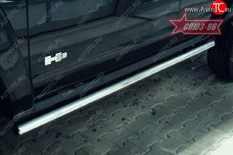 17 954 р. Защита порогов Souz-96 (d76) HUMMER H3 (2005-2010)  с доставкой в г. Пермь