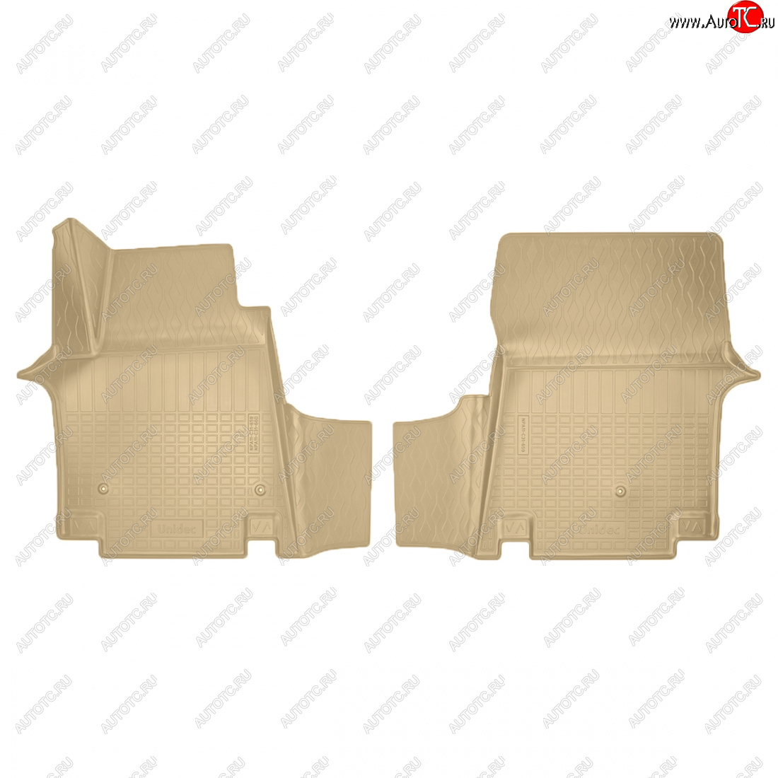 2 279 р. Коврики салона Norplast Unidec (1 ряд 7 мест)  Hyundai Staria  US4 (2021-2022) (бежевые)  с доставкой в г. Пермь