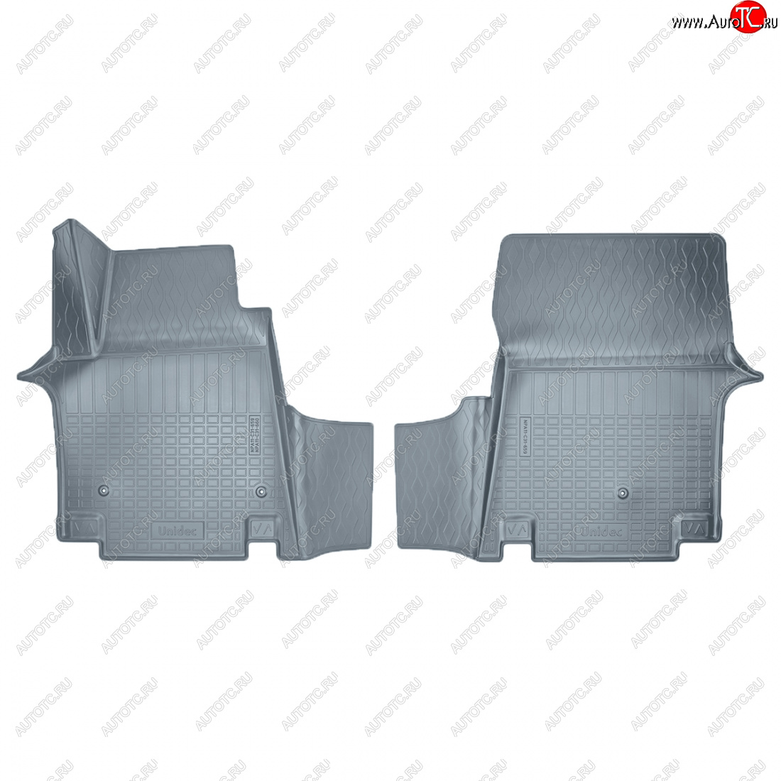 2 279 р. Коврики салона Norplast Unidec (1 ряд 7 мест)  Hyundai Staria  US4 (2021-2022) (серые)  с доставкой в г. Пермь