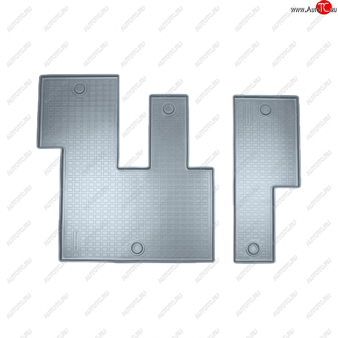 2 099 р. Коврики салона Norplast Unidec (3 ряд 8 мест)  Hyundai Staria  US4 (2021-2022) (серые)  с доставкой в г. Пермь