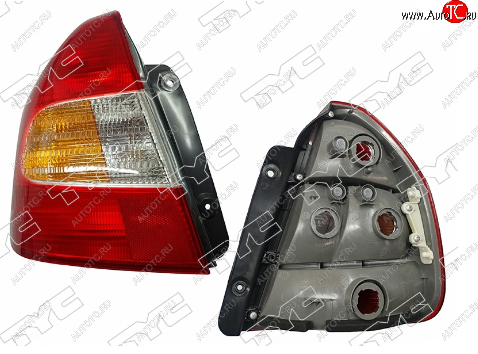 4 099 р. Левый фонарь задний TYC Hyundai Accent 2 LC седан дорестайлинг (ТагАЗ) (1999-2012)  с доставкой в г. Пермь
