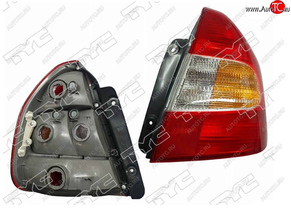 4 099 р. Правый фонарь задний TYC Hyundai Accent 2 LC седан дорестайлинг (ТагАЗ) (1999-2012)  с доставкой в г. Пермь