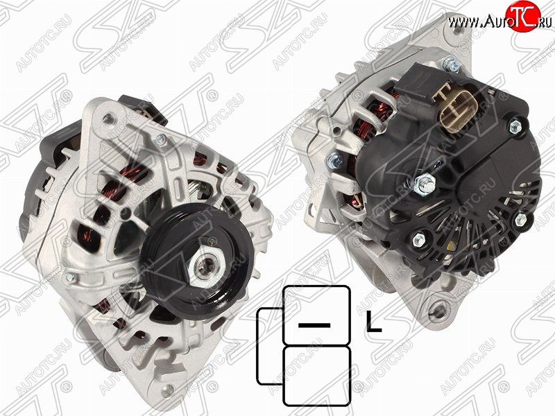 8 999 р. Генератор (1.5/1.6/2.0) SAT Hyundai Tucson JM (2004-2010)  с доставкой в г. Пермь