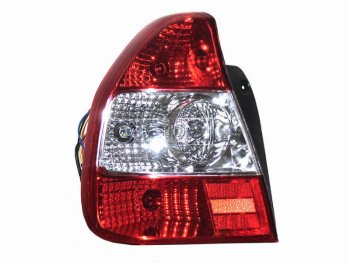 Левый фонарь SAT (хрусталь) Hyundai Accent 2 LC седан дорестайлинг (ТагАЗ) (1999-2012)