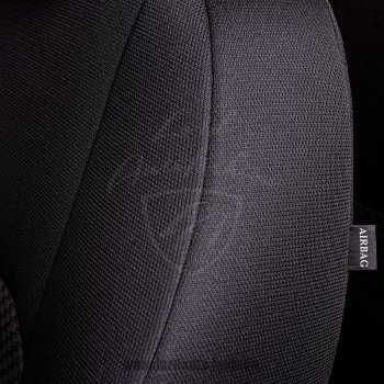 4 249 р. Чехлы для сидений Lord Autofashion Дублин (жаккард) Hyundai Accent 2 LC седан дорестайлинг (ТагАЗ) (1999-2012) (Черный, вставка Сеул серый)  с доставкой в г. Пермь. Увеличить фотографию 3