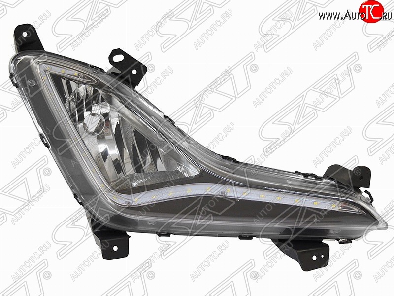 4 299 р. Правая противотуманная фара SAT (с ДХО) Hyundai Elantra MD рестайлинг (2013-2016)  с доставкой в г. Пермь