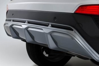 9 399 р. Накладка заднего бампера Xmug Hyundai Creta GS дорестайлинг (2015-2019) (Неокрашенная)  с доставкой в г. Пермь. Увеличить фотографию 3