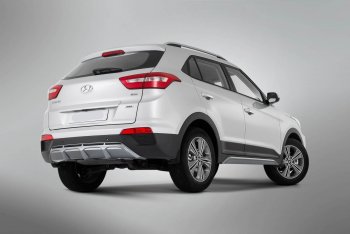 9 399 р. Накладка заднего бампера Xmug Hyundai Creta GS дорестайлинг (2015-2019) (Неокрашенная)  с доставкой в г. Пермь. Увеличить фотографию 4