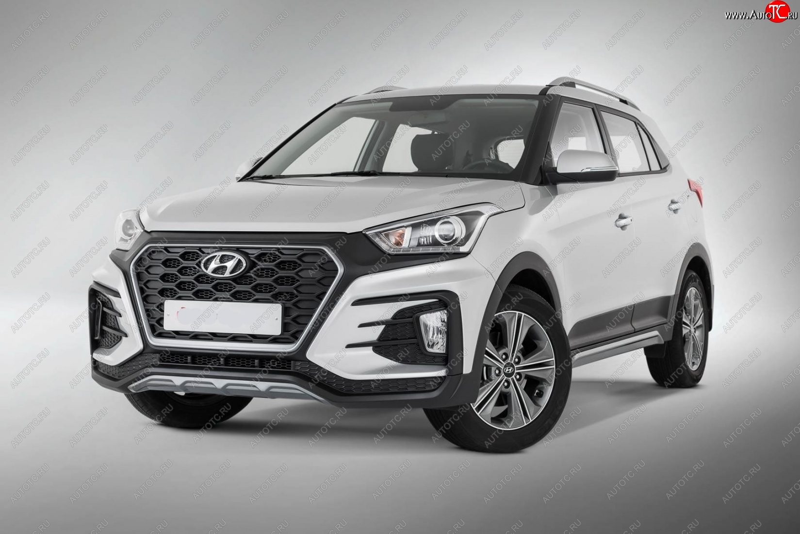 22 499 р. Передний бампер Xmug  Hyundai Creta  GS (2015-2021) дорестайлинг, рестайлинг (Неокрашенный)  с доставкой в г. Пермь