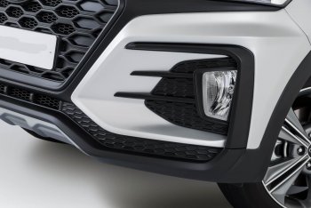 22 499 р. Передний бампер Xmug  Hyundai Creta  GS (2015-2021) дорестайлинг, рестайлинг (Неокрашенный)  с доставкой в г. Пермь. Увеличить фотографию 6