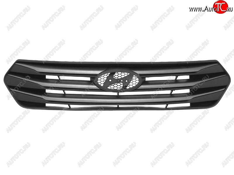 2 599 р. Решётка радиатора SAT Hyundai Creta GS дорестайлинг (2015-2019) (Цвет: черно-серая.)  с доставкой в г. Пермь