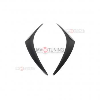 1 499 р. Реснички на фары MV-Tuning  Hyundai Creta  GS (2015-2021) дорестайлинг, рестайлинг (Неокрашенные)  с доставкой в г. Пермь. Увеличить фотографию 4