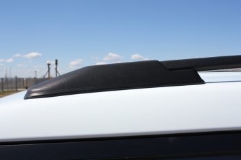 8 799 р. Комплект рейлингов АПС Hyundai Creta GS дорестайлинг (2015-2019) (Серебристые без поперечин )  с доставкой в г. Пермь. Увеличить фотографию 4