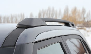 8 649 р. Комплект рейлингов на АПС  Hyundai Creta  SU (2020-2022) (Серебристые, без поперечин )  с доставкой в г. Пермь. Увеличить фотографию 5