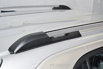 7 969 р. Рейлинги Petroil Tuning  Hyundai Creta  SU (2020-2022) (Серебристый муар)  с доставкой в г. Пермь. Увеличить фотографию 5