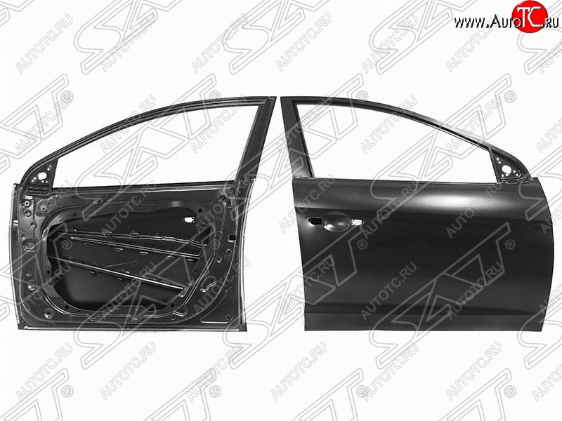 8 799 р. Правая дверь передняя SAT Hyundai Elantra AD дорестайлинг (2016-2019) (Неокрашенная)  с доставкой в г. Пермь