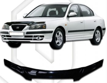 Дефлектор капота CA-Plastic Hyundai Elantra  XD (2000-2003) седан дорестайлинг