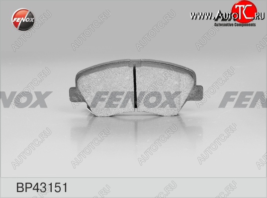 1 569 р. Колодка переднего дискового тормоза FENOX Hyundai Solaris RBr хэтчбэк дорестайлинг (2010-2014)  с доставкой в г. Пермь