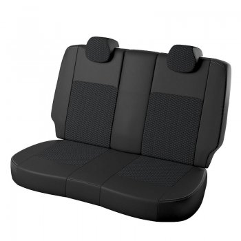5 349 р. Чехлы для сидений Lord Autofashion Турин (экокожа, жаккард) Hyundai Elantra MD дорестайлинг (2010-2013) (Чёрный, вставка жаккард Вега)  с доставкой в г. Пермь. Увеличить фотографию 2