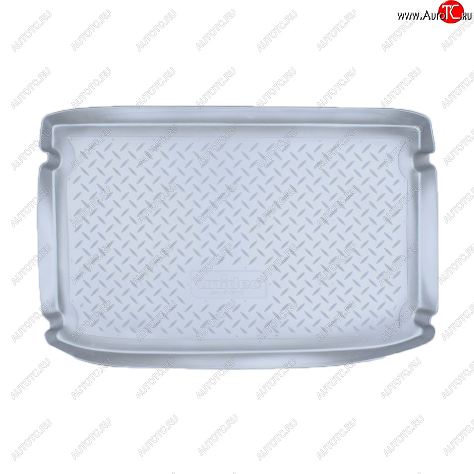 1 659 р. Коврик багажника Norplast Unidec  Hyundai Getz  TB (2002-2010) хэтчбэк 5 дв. дорестайлинг, хэтчбэк 5 дв. рестайлинг (Цвет: серый)  с доставкой в г. Пермь