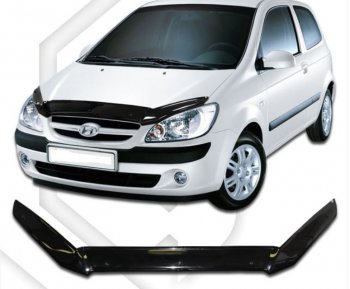 Дефлектор капота CA-Plastic Hyundai Getz  TB (2005-2010) хэтчбэк 5 дв. рестайлинг