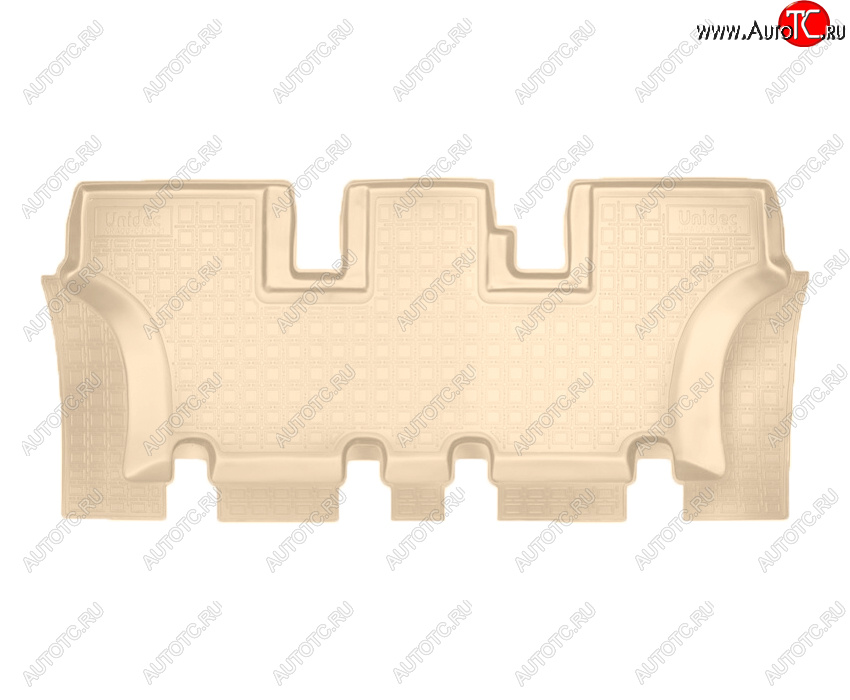 1 339 р. Коврики салона Norplast Unidec (3 ряд)  Hyundai Santa Fe  DM (2012-2019) дорестайлинг, рестайлинг (Цвет: бежевый)  с доставкой в г. Пермь