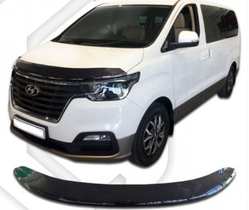 Дефлектор капота CA-Plastic exclusive Hyundai Starex/Grand Starex/H1  TQ (2017-2022) 2-ой рестайлинг
