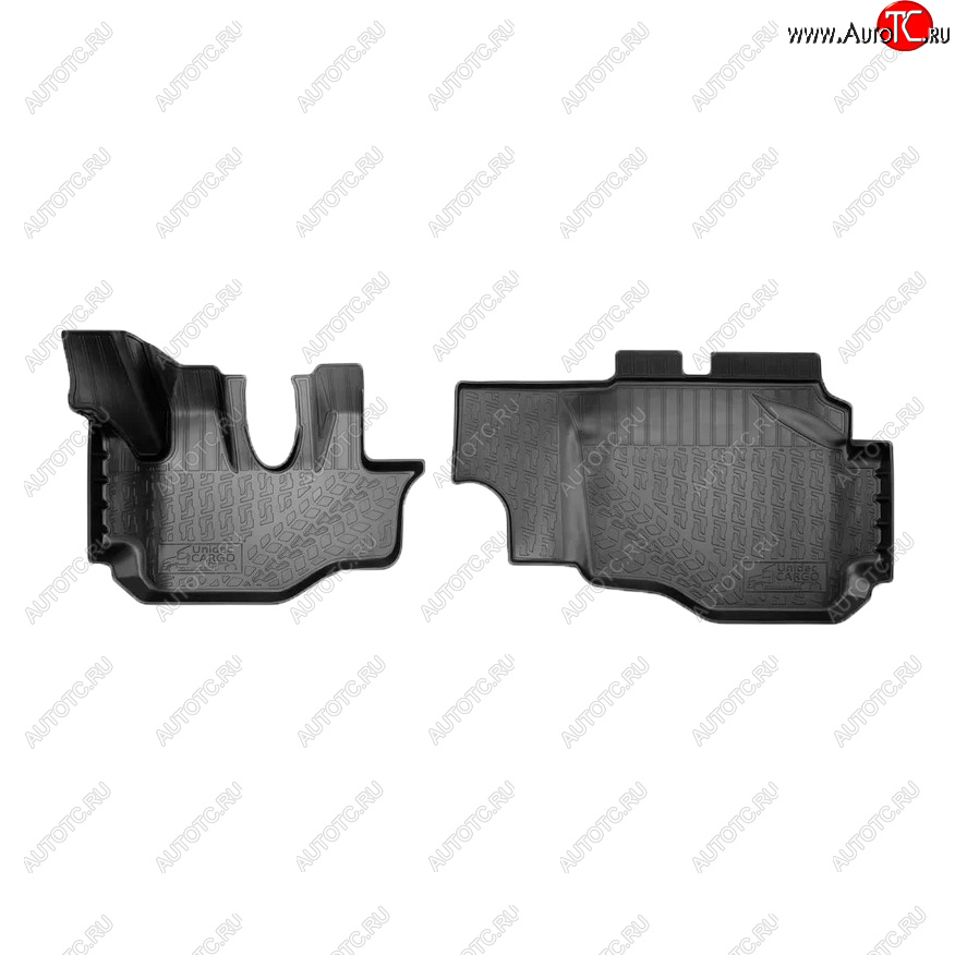 2 599 р. Коврики салона Norplast Unidec  Hyundai HD-35 (2011-2025) (Цвет: черный)  с доставкой в г. Пермь