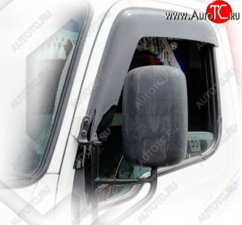 2 159 р. Дефлектора окон CA-Plastic  Hyundai HD-72 (2004-2008) (Classic полупрозрачный, Без хром.молдинга)  с доставкой в г. Пермь