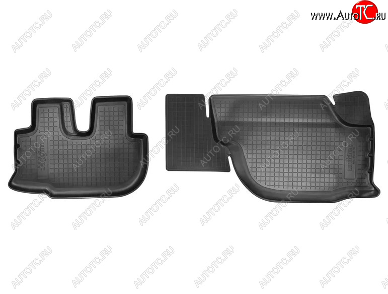 1 469 р. Комплект салонных ковриков Norplast Unidec  Hyundai HD-72 (2004-2008) (Цвет: черный)  с доставкой в г. Пермь