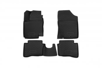 Комплект 3D ковриков салона Element (полиуретан) Hyundai i20  PB (2008-2012) хэтчбэк дорестайлинг