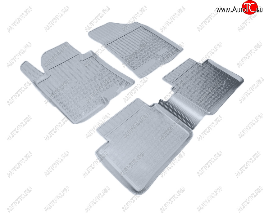 3 199 р. Коврики салона Norplast Unidec  Hyundai I40  1 VF (2011-2019) дорестайлинг седан, дорестайлинг универсал, рестайлинг седан, рестайлинг универсал (Цвет: серый)  с доставкой в г. Пермь