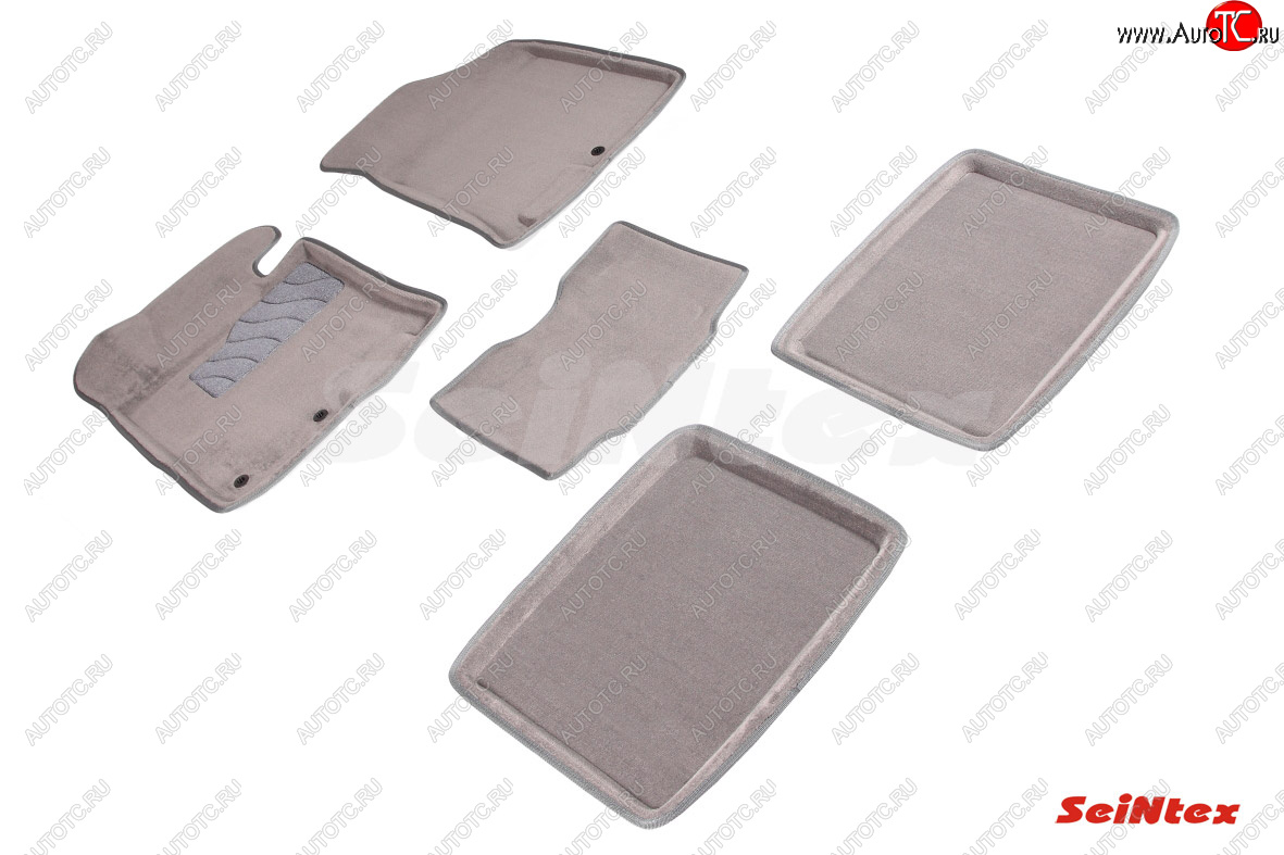 6 929 р. Текстильные коврики в салон SEINTEX 3D серые  Hyundai I40  1 VF (2011-2019) дорестайлинг седан, дорестайлинг универсал, рестайлинг седан, рестайлинг универсал  с доставкой в г. Пермь