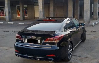 6 799 р. Накладки металлического порога АВТОКРАТ Hyundai I40 1 VF дорестайлинг седан (2011-2015) (Неокрашенные)  с доставкой в г. Пермь. Увеличить фотографию 4