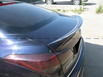 3 899 р. Лип спойлер АВТОКРАТ  Hyundai I40  1 VF (2011-2019) дорестайлинг седан, рестайлинг седан (Неокрашенный)  с доставкой в г. Пермь. Увеличить фотографию 4